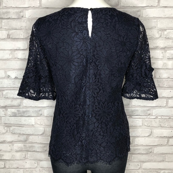 Nanette Lepore lace bell sleeve top, NWT, XS - Picture 6 of 9